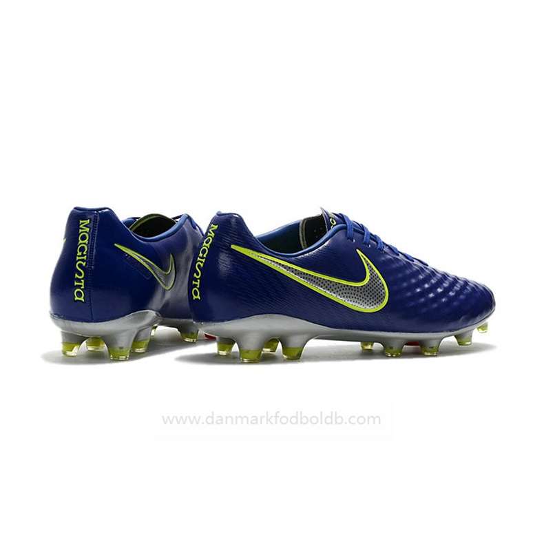 Nike Magista Opus Ii FG Fodboldstøvler Herre – Blue Siver